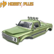 Hobby Plus HBP240539 Finished Body For Convoy V2 Green CR-18P 1/18 RC Car Truck
