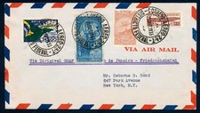 Brazil LZ 127 Graf Zeppelin, Oct 25, 1933, Rio de Janeiro to NY, Sieger 239. A