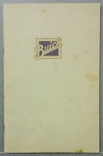 1922 Buick Six Four Cylinder Sales Catalog