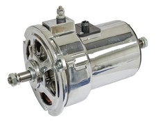 Empi 90 Amp Chrome Alternator For Vw Beetle - 9463-7