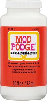 Mod Podge Gloss Sealer, Glue & Finish: All-in-One Craft Solution- Quick Dry, Eas