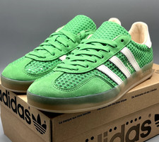 adidas Originals Mens Gazelle Indoor Mesh Green Shoes Sneakers New Authentic