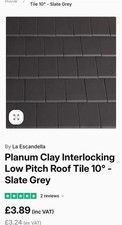 Roof Tiles - Plenum Grey Low Angle Roofs