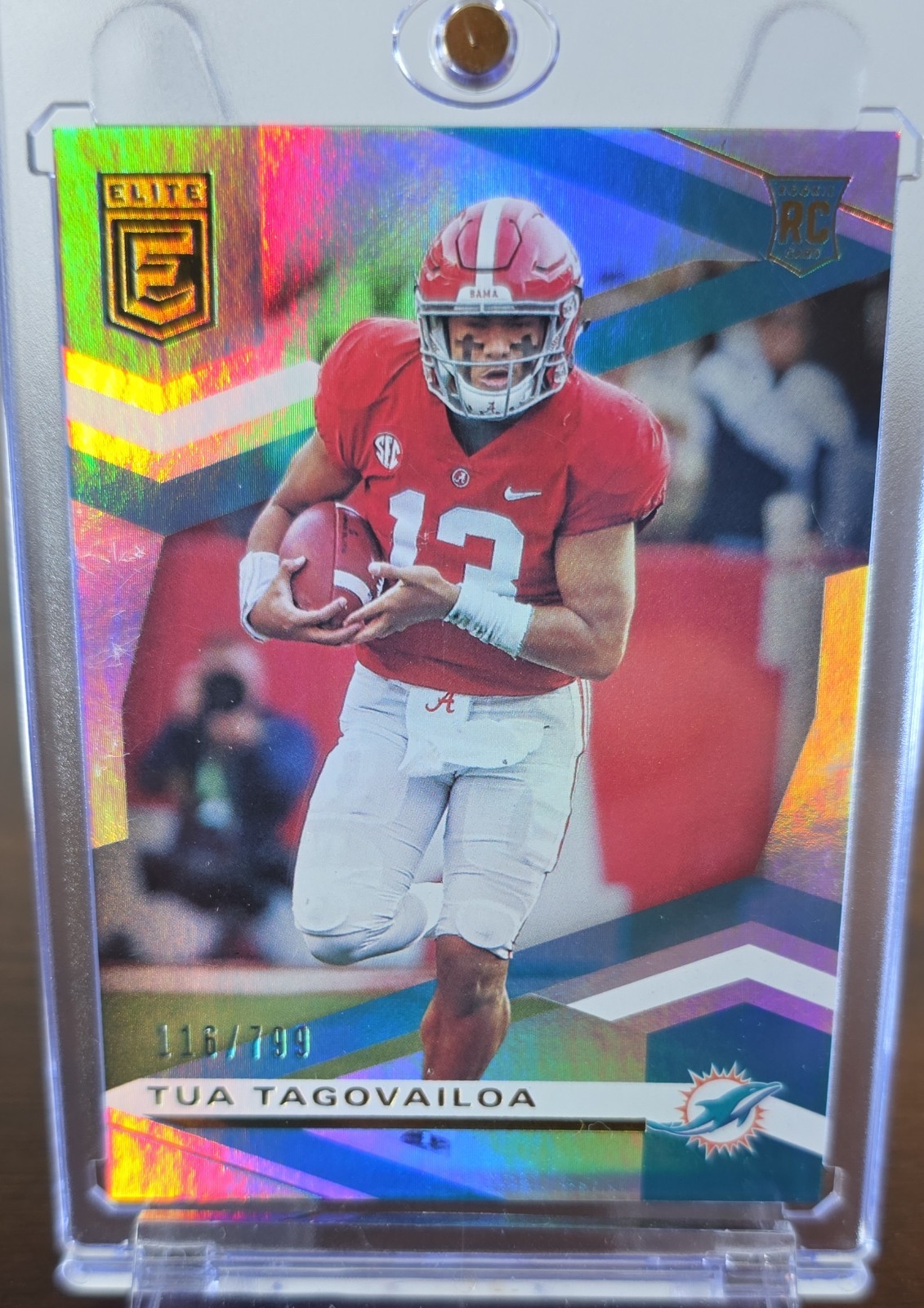 2020 Panini Donruss Elite - Rookies Tua Tagovailoa #101 /799 (RC)