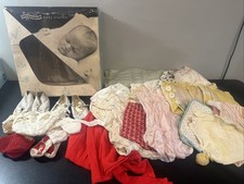 Antique Vintage Baby / Toddler girl clothing lot keepsake Box Of Collectible