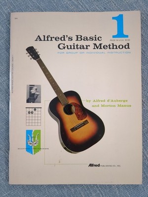Alfred's Basic Guitar Method Book 1 Dated 1959