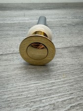 Rohl 0127DOFULB 1-1/4" Push Drain Assembly, Unlacquered Brass READ