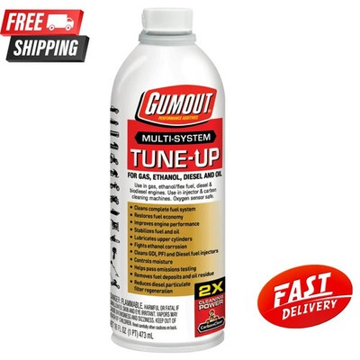 Gumout Multi-System Tune-Up 16 oz Fuel System Cleaner Gas Diesel Oil Additive
