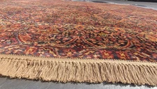 Karastan Rug Multicolor Panel Kirman Rug #717, Wool 12 x 12 Exc-mint