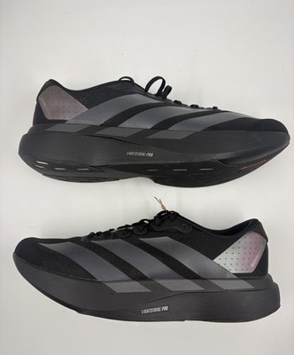 Adidas Adizero EVO SL Mens Sneaker 13 Black Lightstrike Pro Running Shoes KJ1363