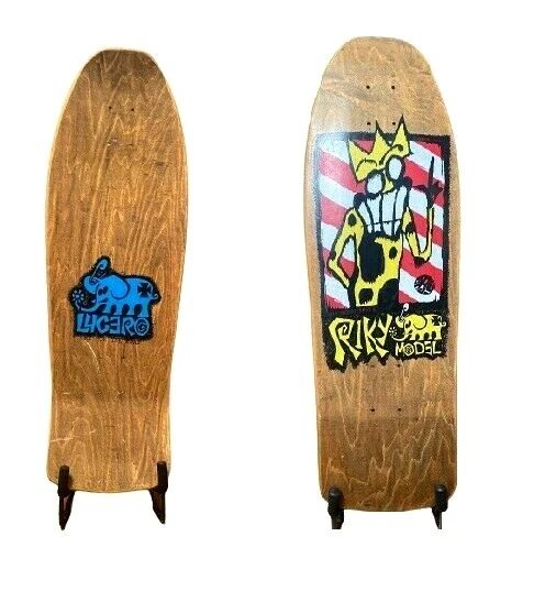 Vintage 1989 Lucero Riky Barnes 80's Skateboard Skate Deck Deadstock *NEW*