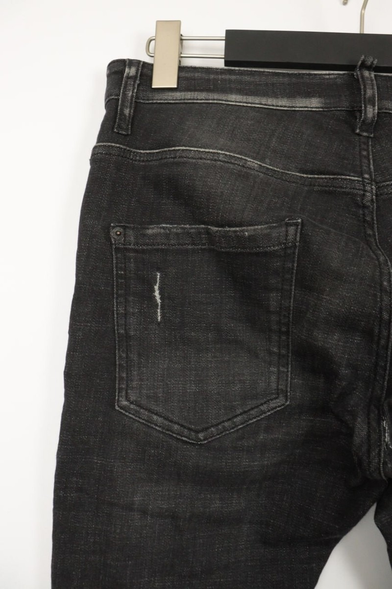 DSQUARED2 TIDY BIKER JEAN Wash Denim Slim Fit Distressed Jeans
