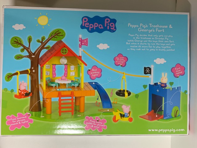 peppa pig treehouse and george's fort walmart
