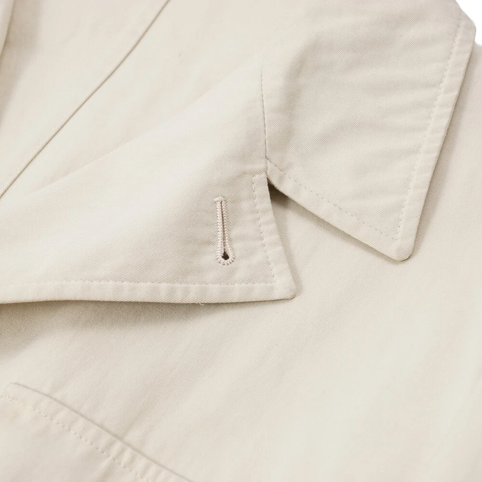 NUEVO CON ETIQUETAS $1695 BELVEST Chaqueta de Campo de Cuatro Bolsillos de Algodón Ligero Lavado M (UE 50) Foto 3 de 4