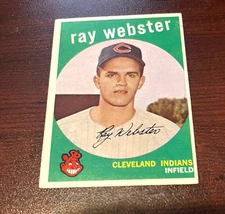 1959 Topps #531 Ray Webster Cleveland Indians High Number