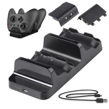 For XBOX ONE Dual Charging Dock Station Controller Charger with 2 Batteriers