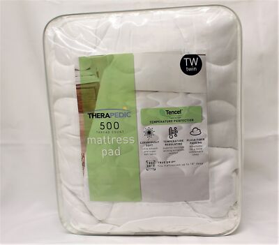 Therapedic 500 Thread Count Mattress Pad (Twin)