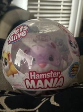 NEW Pets Alive Hamster Mania Pink by ZURU Hamster Electronic Pet, 20+ Sounds
