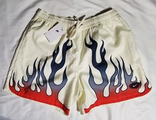 Men's Nike Sportswear Woven Flow Men's Shorts White Flames DV9628-133 Sz M L XXL