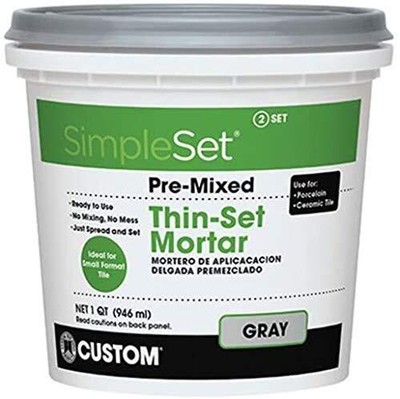 Simpleset Premixed Thinset Mortar 1 Qt