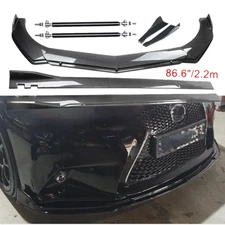 Carbon Fiber Front Bumper Lip Spoiler Side Skirt Body Kits For Lexus UX200 UX