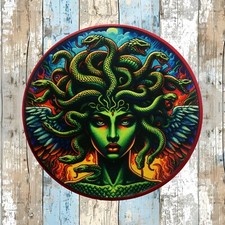 Parche Medusa Apliques Plancha Argonauta, Griego, Serpiente, Mito del Olimpo, Monstruo