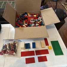 Vintage Lego/samsonite 7.5 LBS Parts Pieces HUGE LOT bricks more