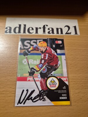 DEL 23-24 2023-2024 SIGNIERT Nino Kinder Fischtown Pinguins