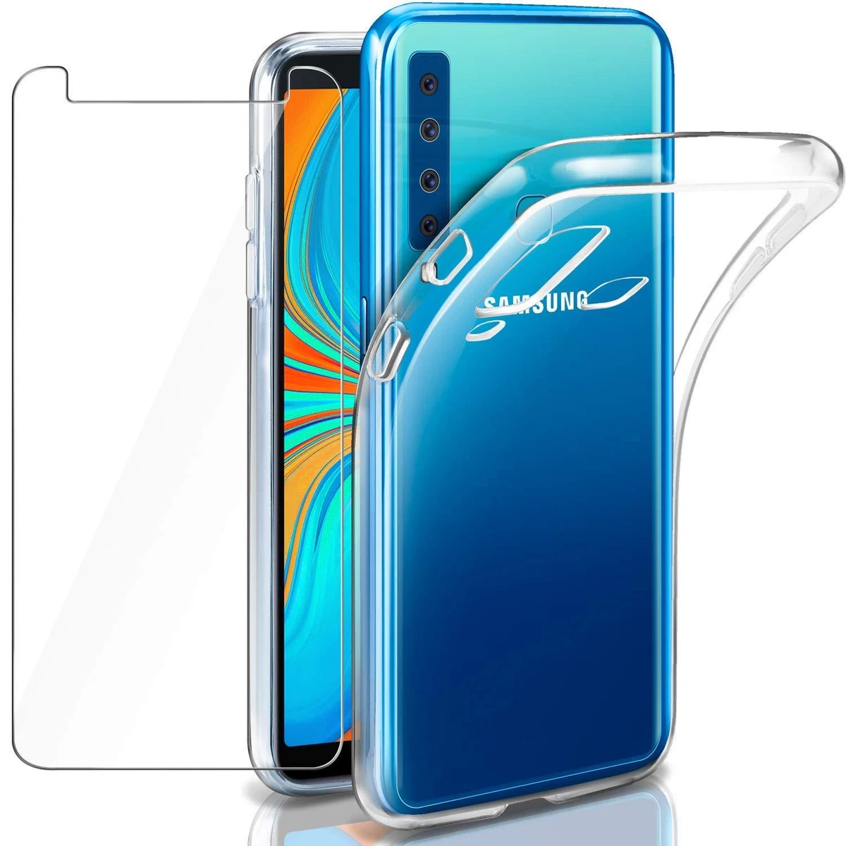 CELLY - Custodia Wally in Similpelle per Galaxy A9 2018 - Colore Nero