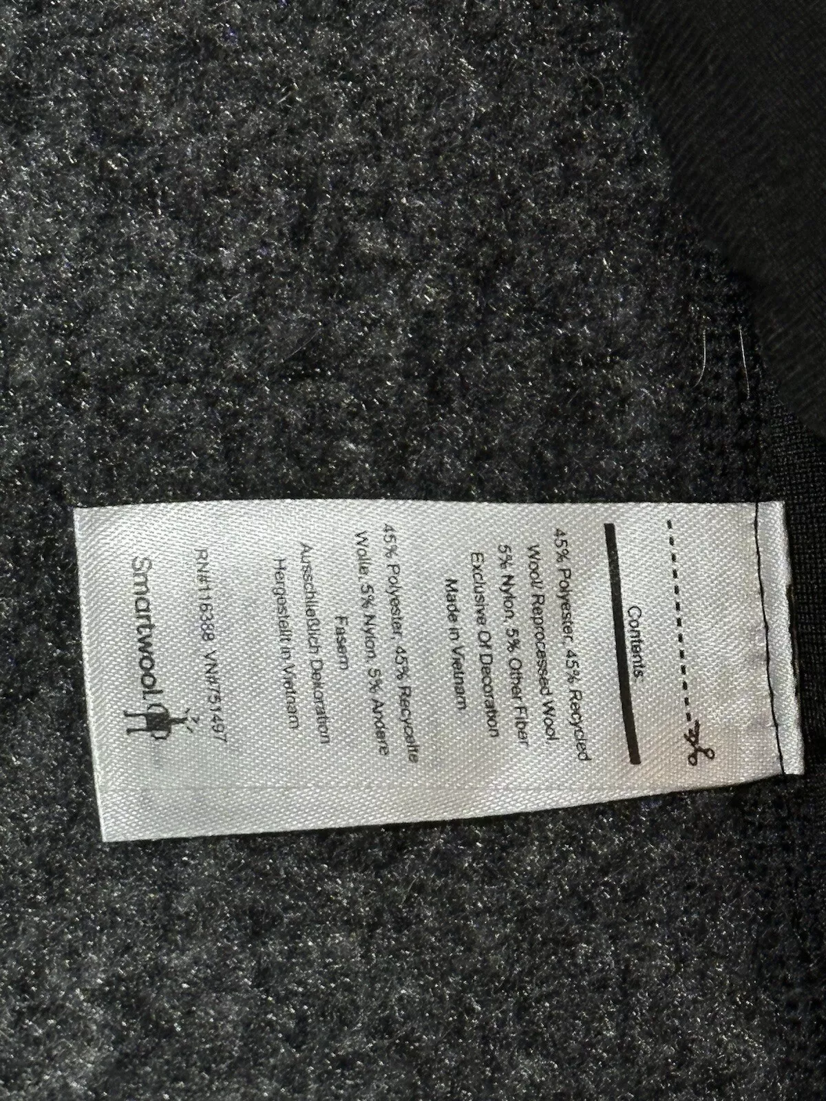 smartwool wool blend full zip pockets sweater