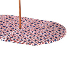 Oval Custom-Fit Table Covers Tablecloths Elastic Edges 4 Designs Indoor Outdoor