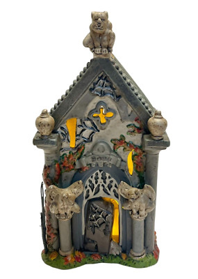 Department 56 Halloween Village Haunted Crypt Lit Piece Ceramic Collectible