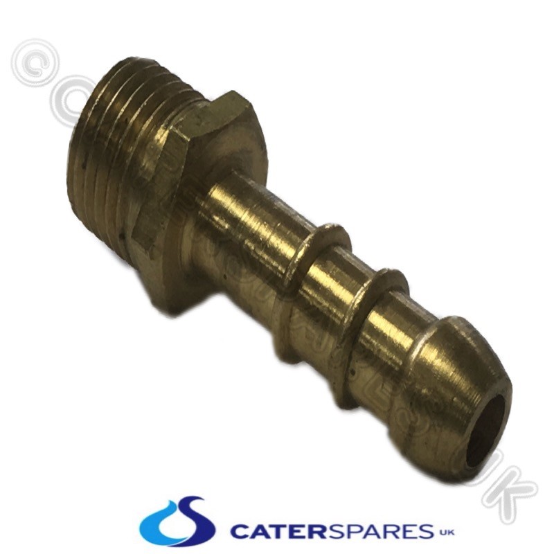 1 connettore per tubo BSP in ottone, connettore G 1/4 x 8 mm 1 connettore per tubo BSP in ottone, connettore G 1/4 x 8 mm