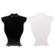 3D Plastic Necklace Jewelry Display Model Bust Stand Suitable for Home lounge