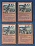 MTG 4x Dwarven Catapult x4 LP Fallen Empires Magic Playset