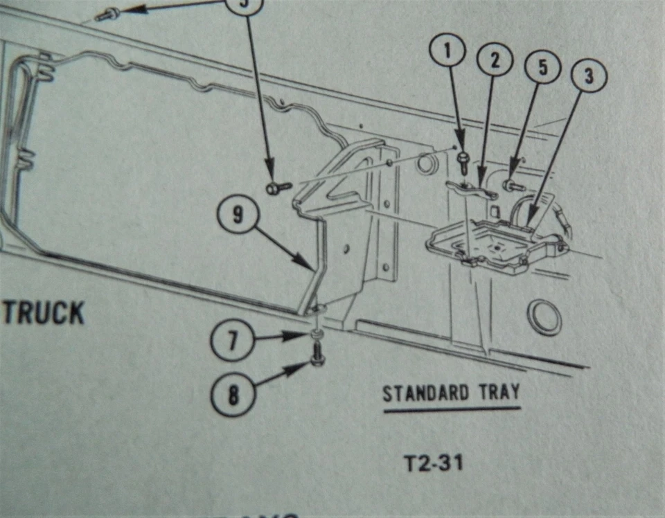 Bandeja de batería de acero inoxidable GM 67-81 Chevy coche clásico GMC camión OE Foto 2 de 4