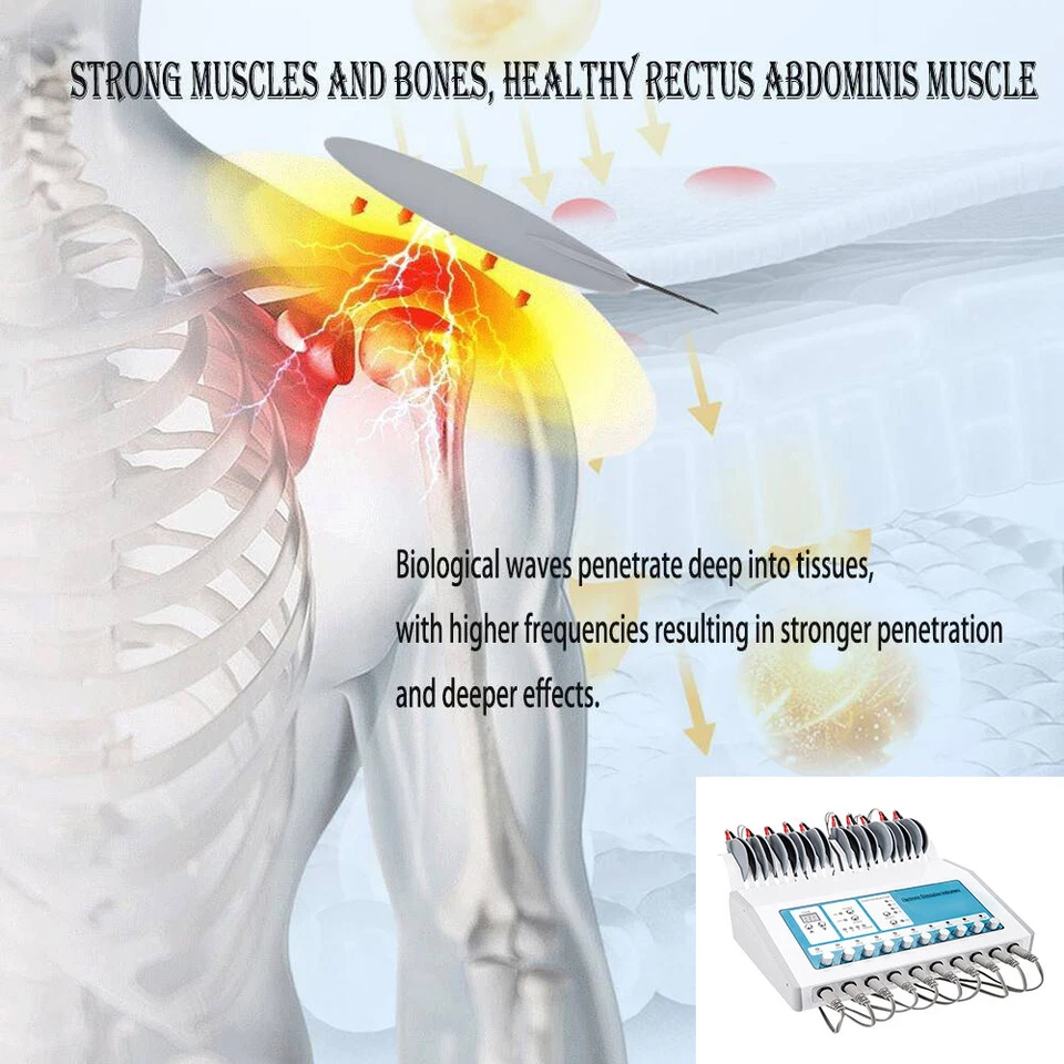 Microcorriente BIO Slim Masaje Corporal Electrodo Estimulador Muscular Máquina de Belleza Foto 3 de 4