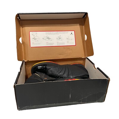 2001 Nike Air Jordan 16 XVI OG Retro Size 10 Black Red