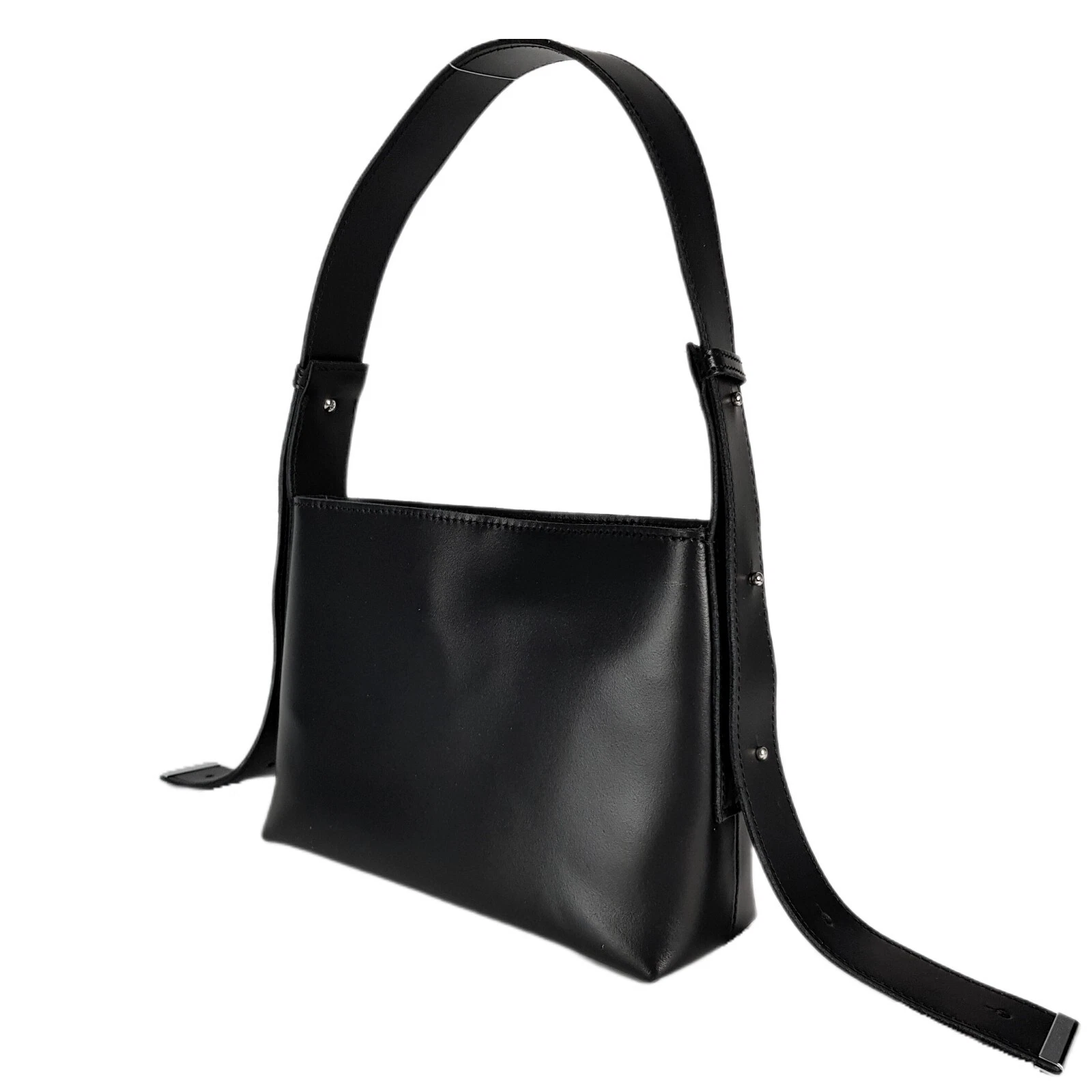 COACH Borsa donna a mano VERA PELLE borsa nera tracolla Laidies borsetta fatta a mano