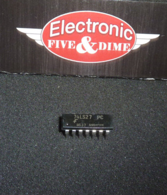 74LS27PC Fairchild  NOR Gate, LS Series, 3-Func, 3-Input, TTL, PDIP14  IC