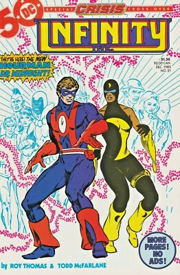 INFINITY INC. #21  FIRST APPEARANCE NEW HOURMAN & DR. MIDNIGHT McFARLANE NICE!!!