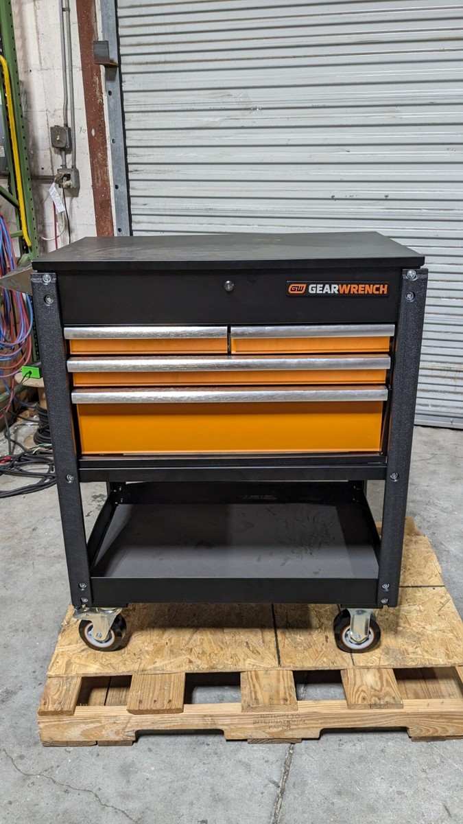 GEARWRENCH 32″ Wide x 42″ High x 21″ Deep, 4 Drawer Tool Cart 650