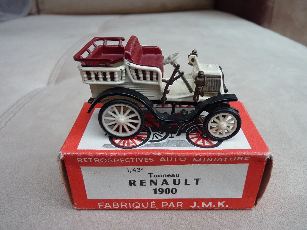 VOITURE MINIATURE RAMI JMK Tonneau RENAULT 1900 et sa boîte EUR 15,00 VOITURE MINIATURE RAMI JMK Tonneau RENAULT 1900 et sa boîte EUR 15,00