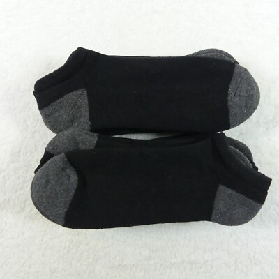 Amazon Essentials Socks Mens Fits Shoe Size 6-12 Black No Show 9 Pairs