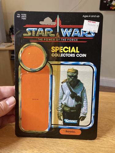 Vintage Kenner Star Wars Barada Figure Card 92 Back Cut Bubble Lot! | eBay
