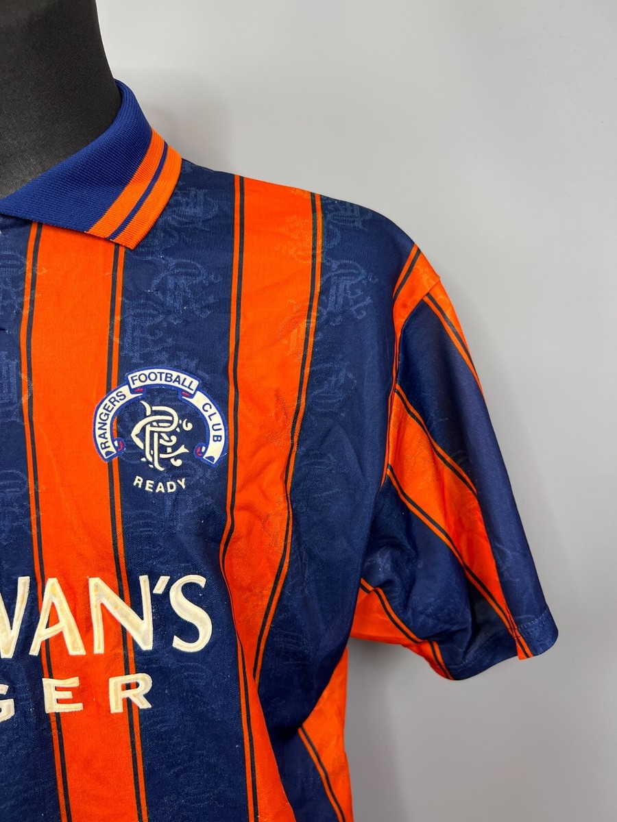 GLASGOW RANGERS 1993 1994 AWAY SHIRT FOOTBALL SOCCER ADIDAS