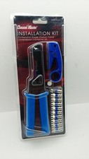 CHANNEL MASTER CM-3309 INSTALLATION KIT RG-6 AND RG-6 QUAD 10 CONNECTORS #Q268