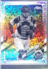 2021 Topps Chrome Wilson Ramos Black & White Mini Diamond #197 Mets