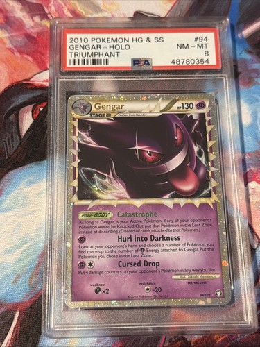 Gengar graded PSA 8 for sale on eBay