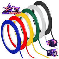 Klebestreifen Bunt 6 Rollen 3Mm Breite Whiteboard Tape FüR Schule BüRo Zuhause